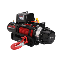 Runva 11XP Premium Red Edition 12V Winch with Synthetic Rope