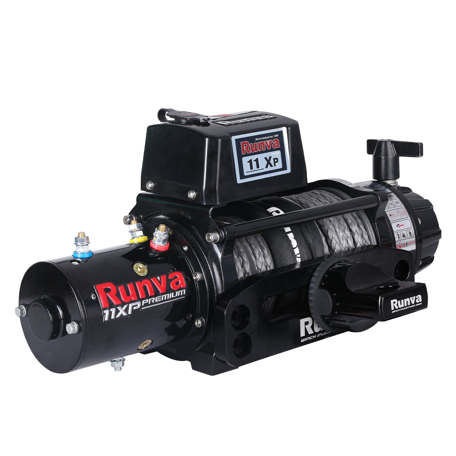 Runva 11XP Premium 12V Winch with Synthetic Rope