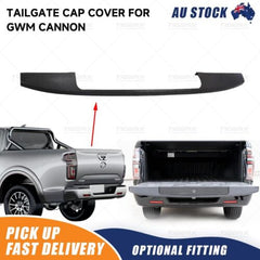 Tailgate Cap Protection Cover Black Trim Cover For GWM CANNON 2019-2024