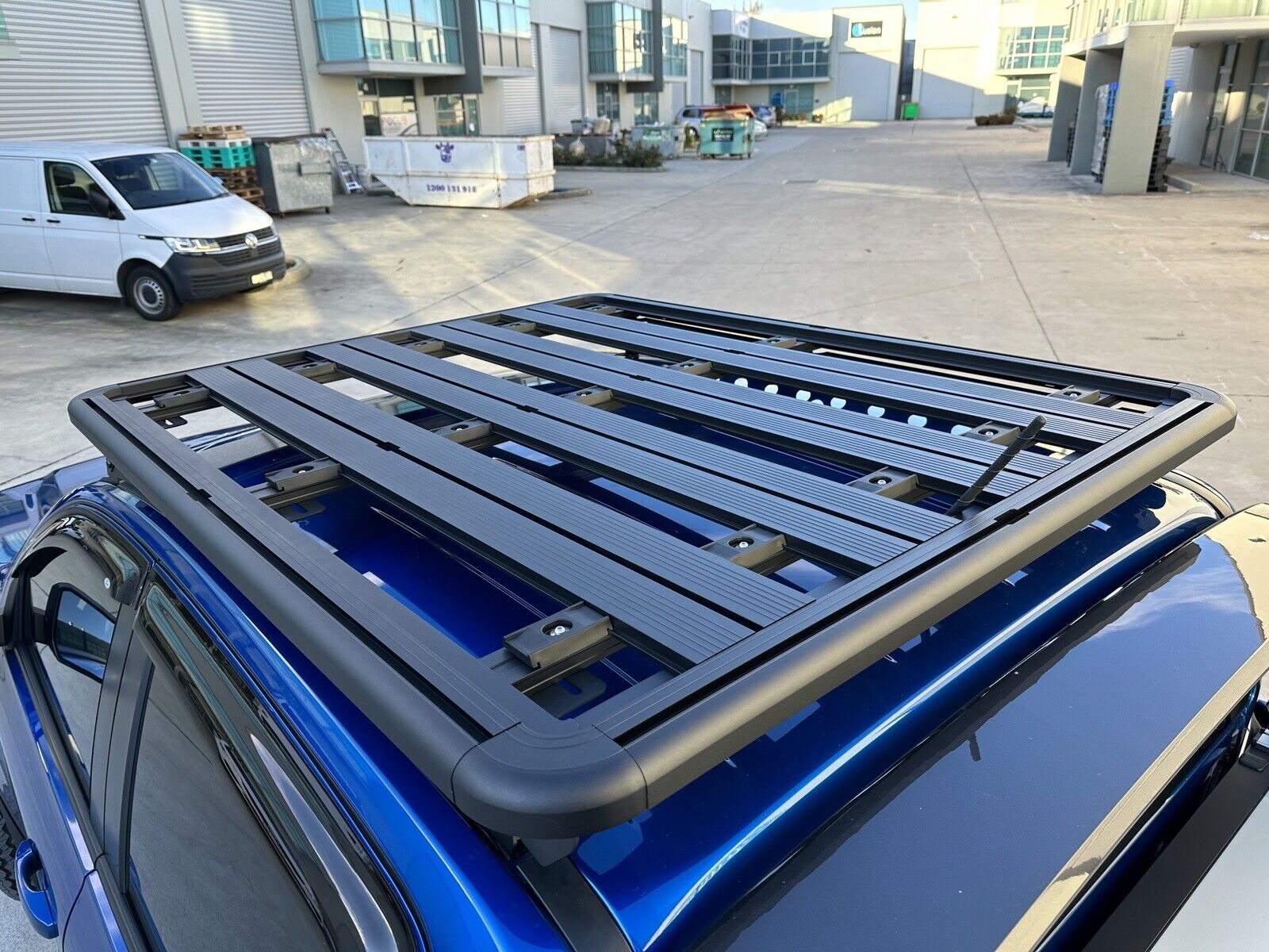 1500mm Aluminum Flat Rack Roof Platform For New Gen Ford Ranger 2022 2023 2024