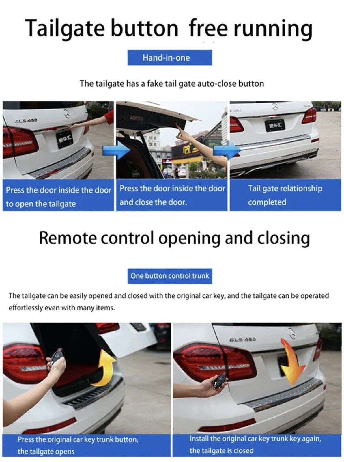 Intelligent Smart Auto Electric Remote Tail Gate Lift For Toyota RAV4 2019-2024