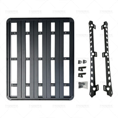 1500mm Aluminum Flat Rack Roof Platform For New Gen Ford Ranger 2022 2023 2024