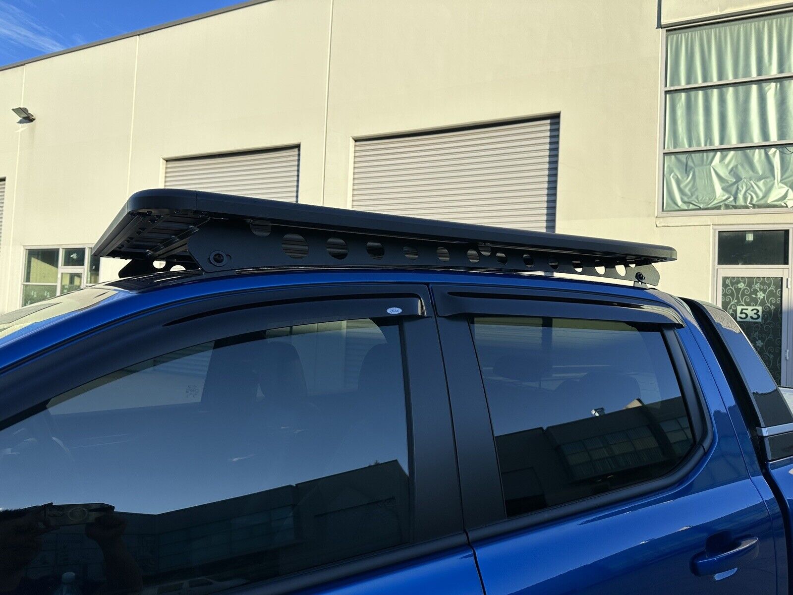 1500mm Aluminum Flat Rack Roof Platform For New Gen Ford Ranger 2022 2023 2024