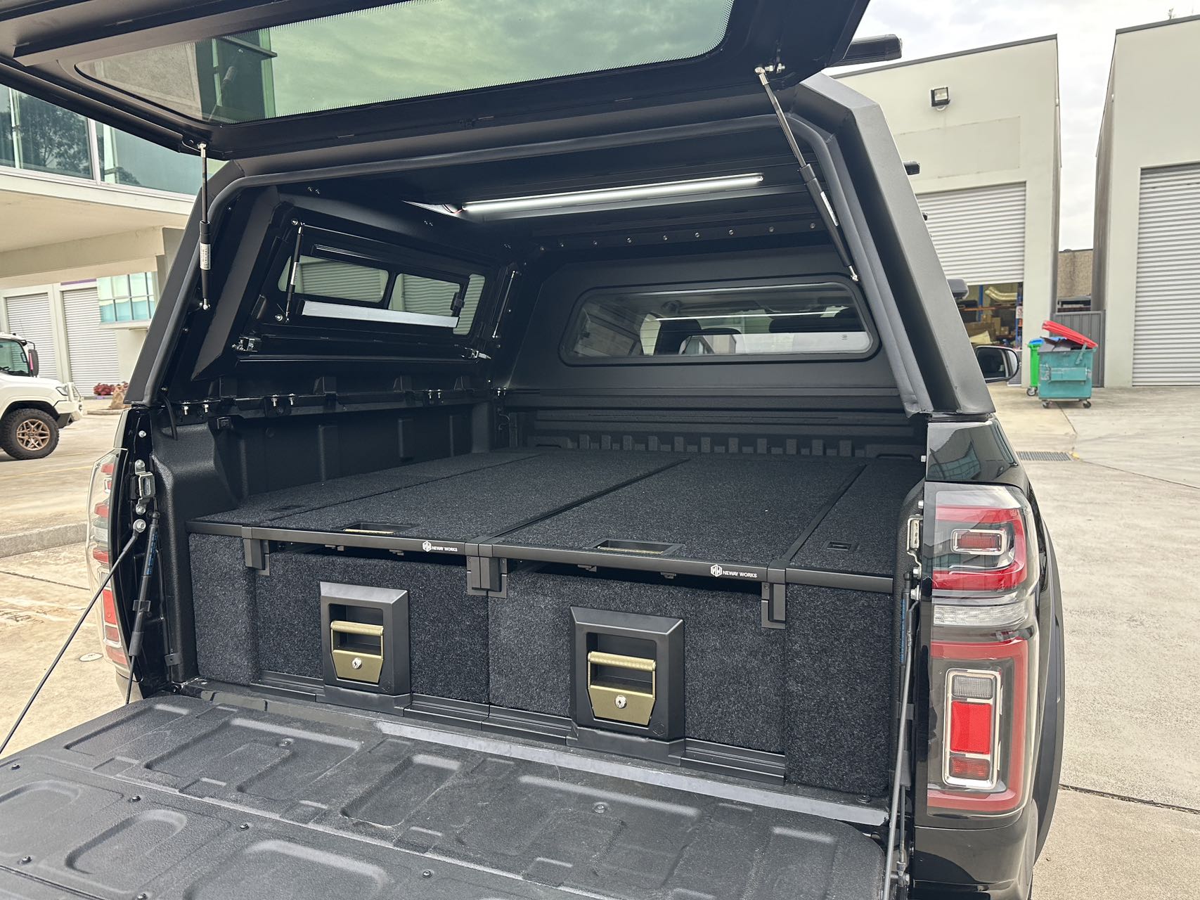 NEWAY WORKS Heavy Duty Galvanized Steel Tool Box Storage Drawer System For all UTEs