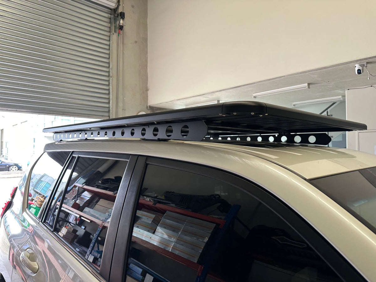 2200x1250mm Aluminum Roof Rack Platform with Backbone Set For TOYOTA PRADO 120 SERIES 2003-2009