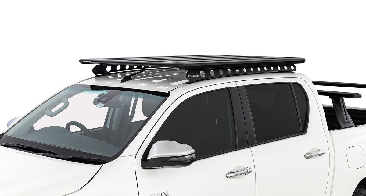 **FREE INSTALLATION** Rhino Rack Pioneer 6 Platform 1500x1240mm With Backbone For TOYOTA HILUX Dual Cab 2016-2024